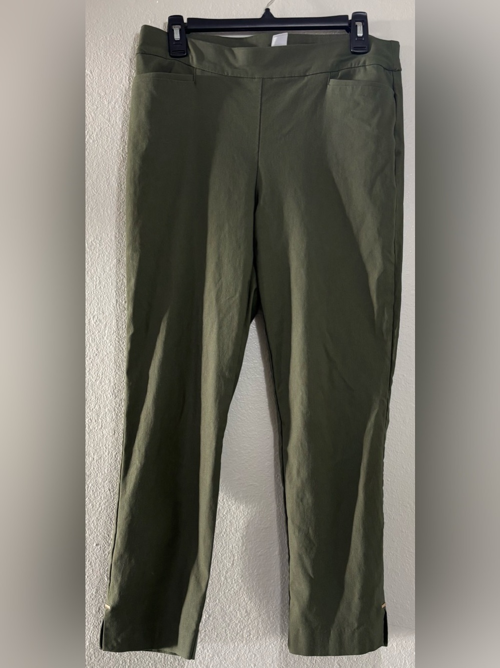 Fantasy-land green slick pants